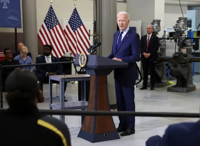 Joe Biden in Cleveland, Ohio