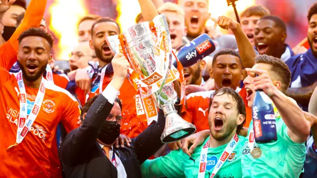 Blackpool celebrate