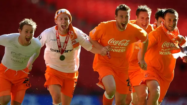 Blackpool celebrate