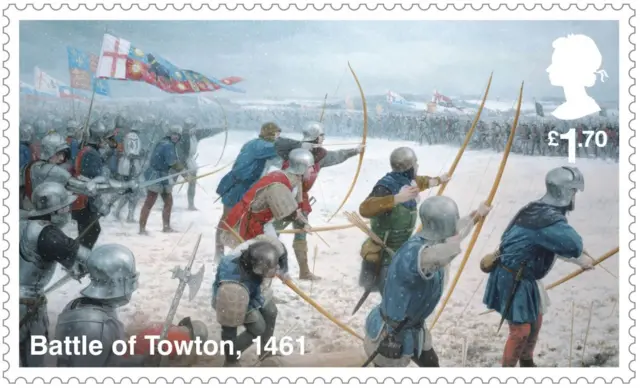 Battle of Towton stamp