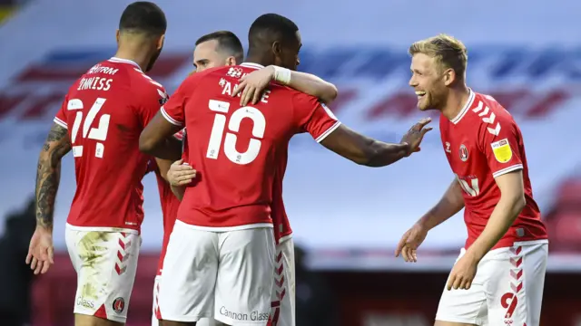 Charlton celebrate