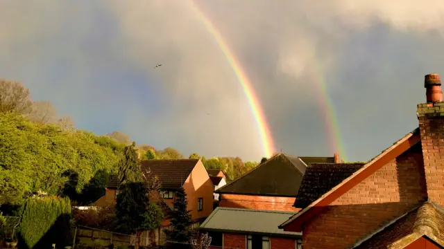 Double rainbow in Moira