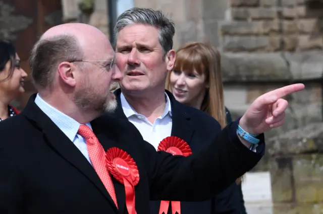 Liam Byrne and Sir Keir Starmer