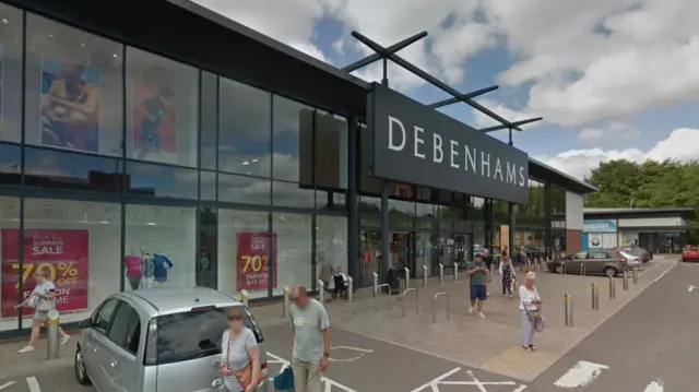 Debenhams in Chesterfield