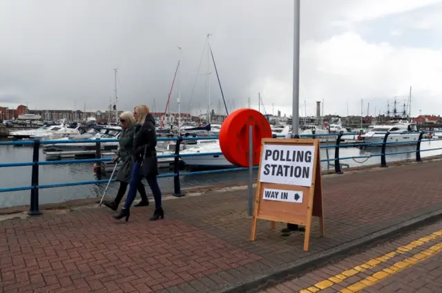 Voters in Hartlepool