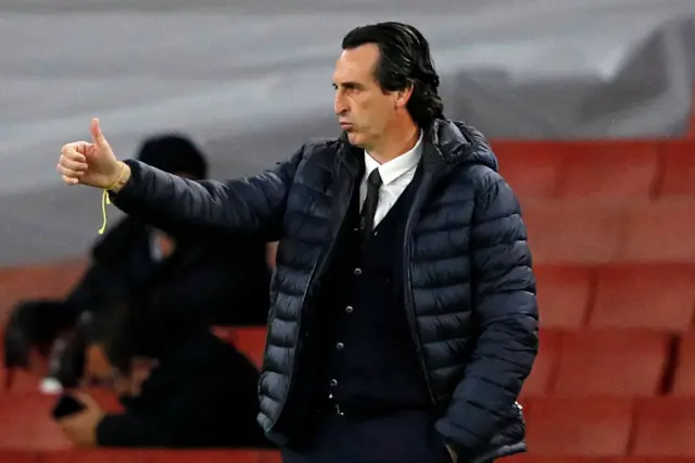 Villarreal boss Unai Emery