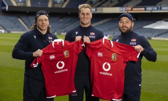 Hamish Watson, Duhan van der Merwe, and Rory Sutherland will also tour South Africa with the Lions