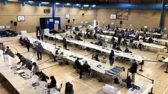 Election count in Surrey