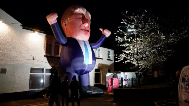 Blimp of Boris Johnson