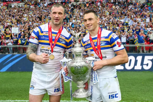 Jamie Peacock and Kevin Sinfield