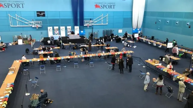 Local elections 2021 count in Cambridge