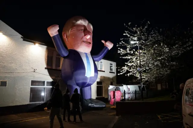 Inflatable Boris Johnson