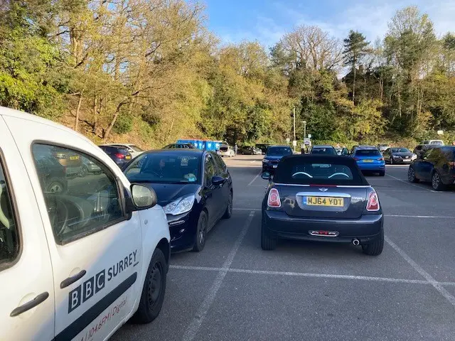 Dorking election car park