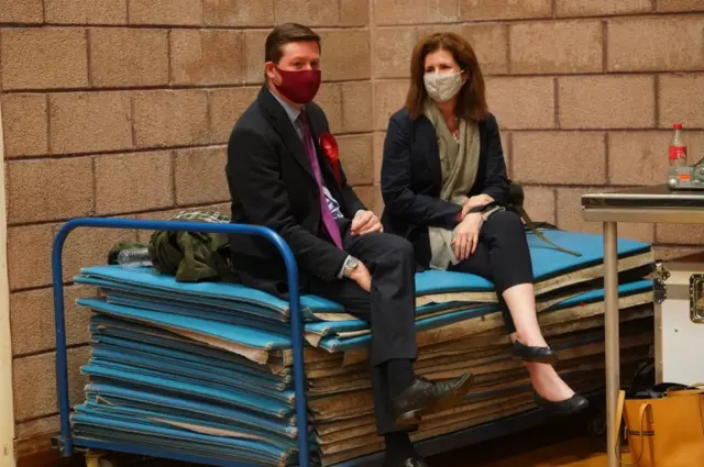 Labour supporter at Hartlepool count