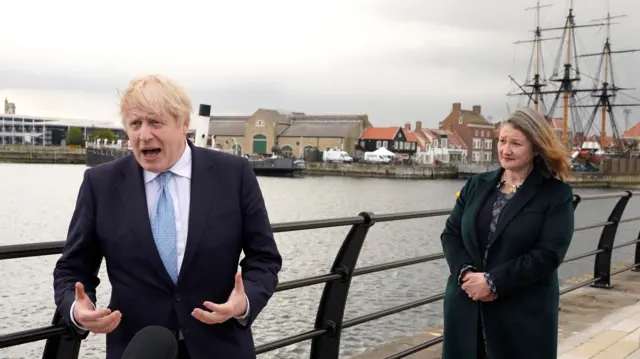 Boris Johnson in Hartlepool