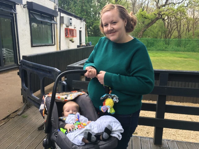 Jennifer Allen and five-month-old Mackenzie