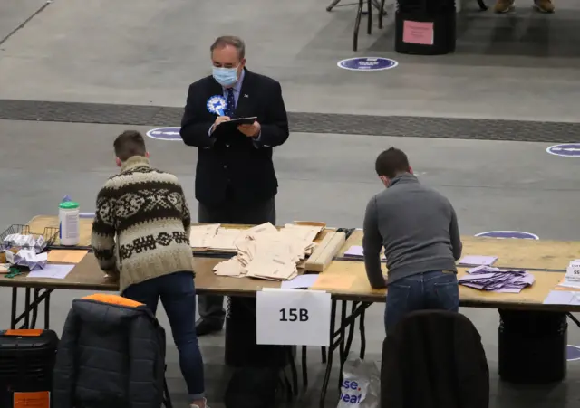 Alex Salmond at Aberdeen count