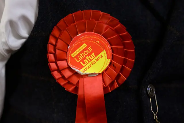 Labour party rosette