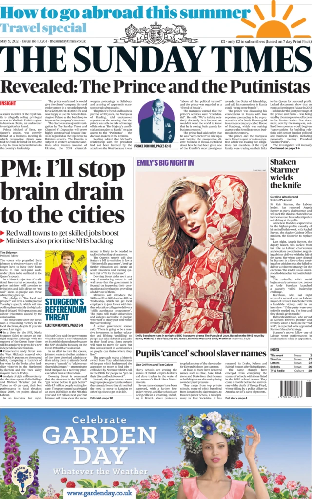 Times front page