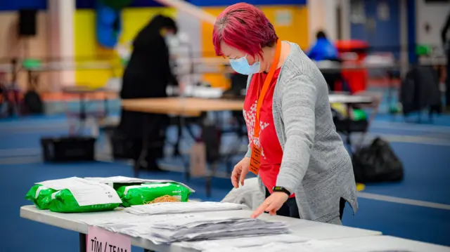 Election count in Cardiff on Saturday