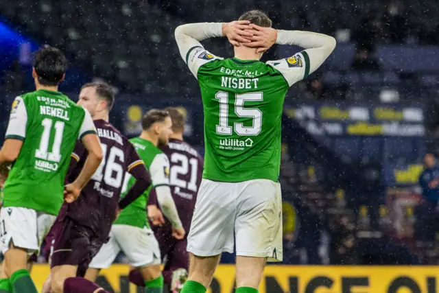 Hibs succumbed to second-tier Hearts in last season's Scottish Cup semi