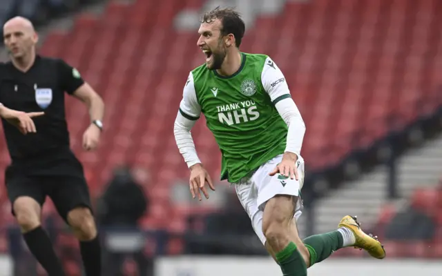 Christian Doidge celebrates