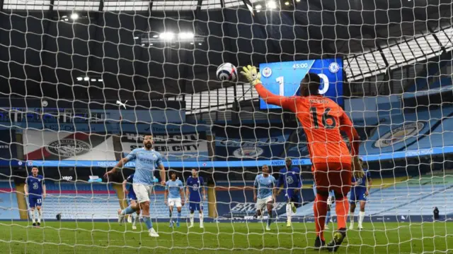 Sergio Aguero penalty