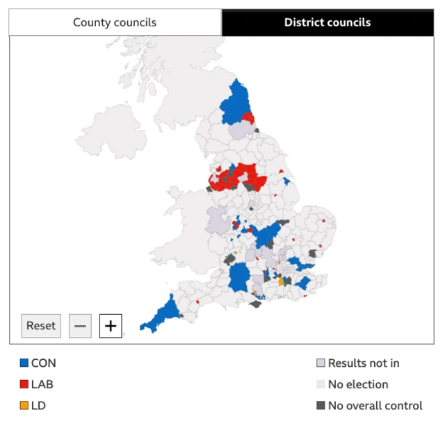 BBC election map graphic