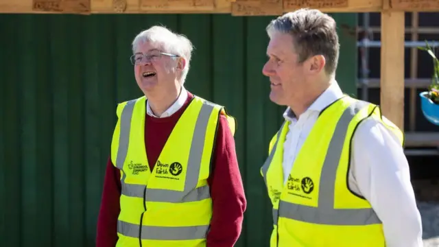 Mark Drakeford and Sir Keir Starmer