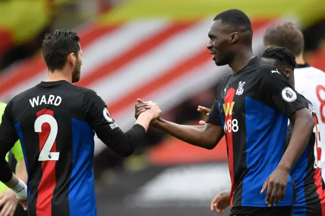 Christian Benteke scores for Crystal Palace