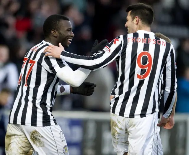 Esmael Goncalves scored twice when St Mirren and St Johnstone last met in the Scottish Cup