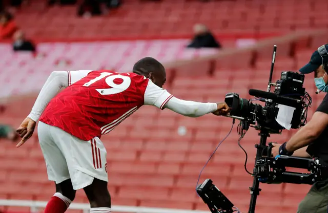 Nicolas Pepe scores for Arsenal