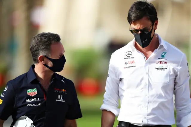 Christian Horner and Toto Wolff