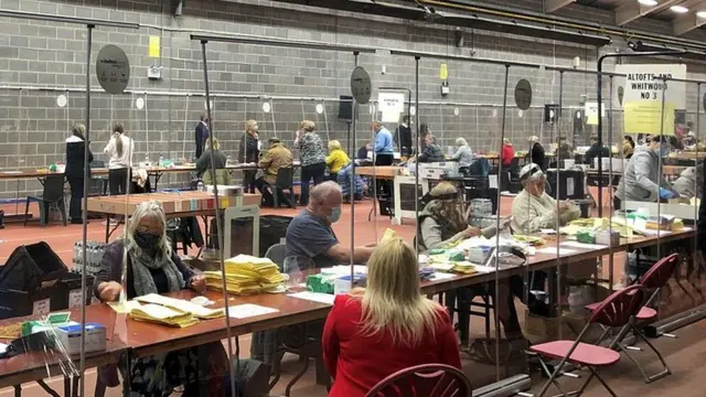 Vote counters in Wakefield