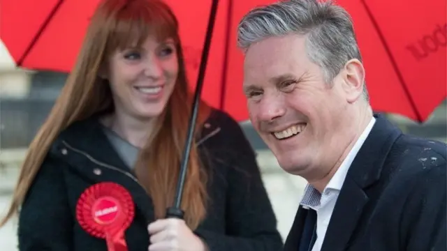 Angela Rayner with Keir Starmer