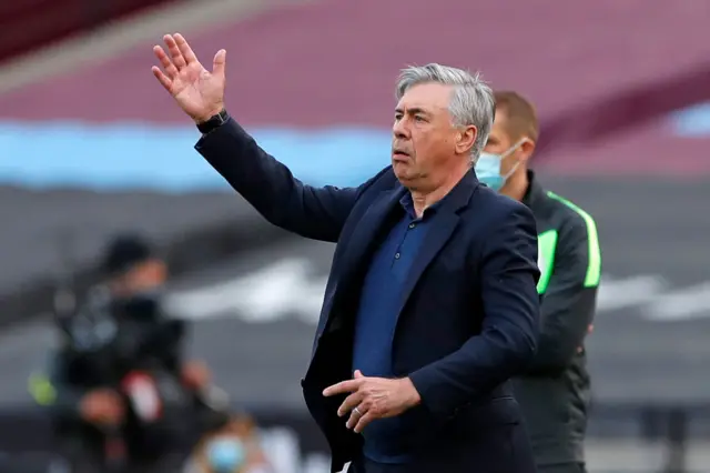 Everton manager Carlo Ancelotti