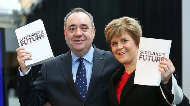 Alex Salmond and Nicola Sturgeon