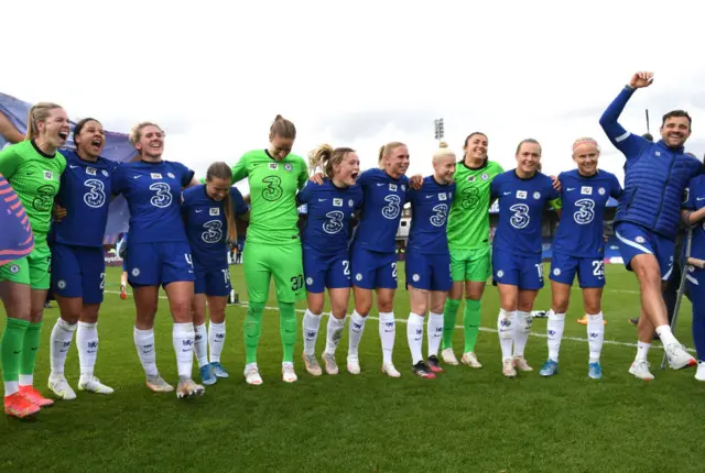 Chelsea celebrate