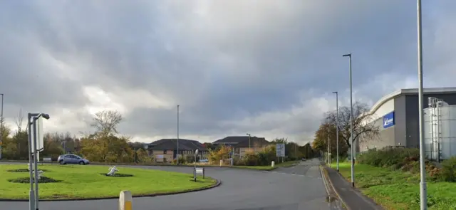 Campbell Road junction with the A5006 in Stoke-on-Trent