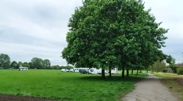 Travellers At Stoke Heath Park