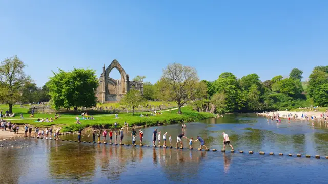 Bolton Abbey in Yorkshire