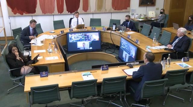 Select committees questioning Hancock