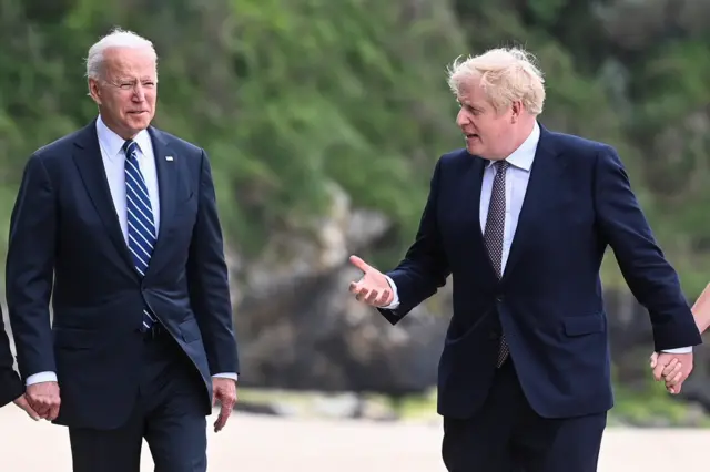 Biden and Johnson