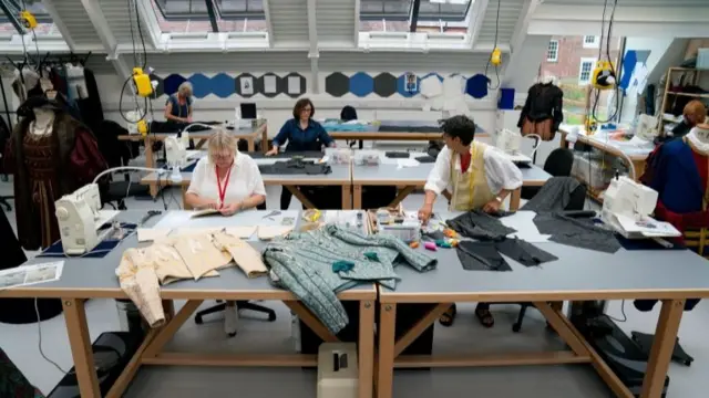 Inside the costume workshop