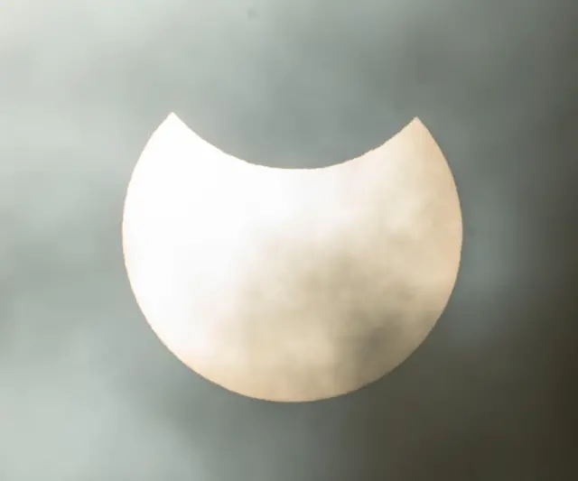 Eclipse from Stoney Middleton