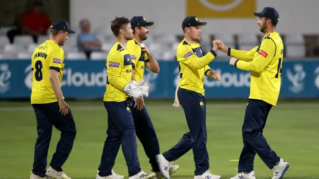 Hampshire celebrate