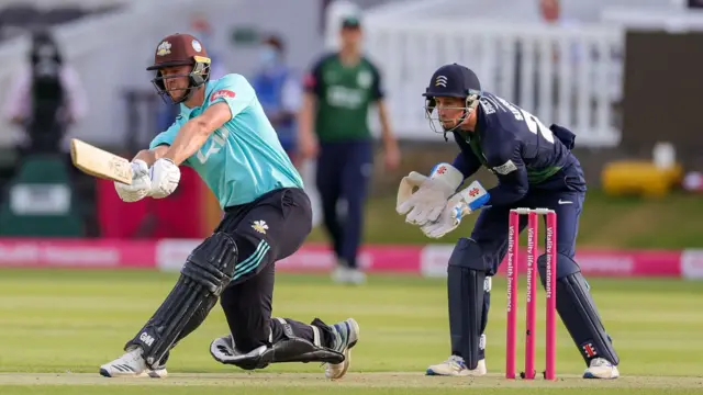 Will Jacks batting against Middlesex