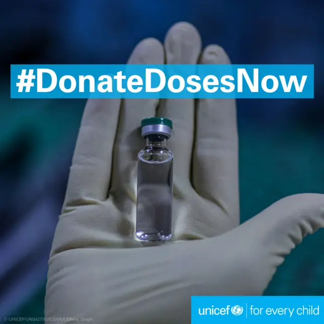 Unicef campaign to share doses