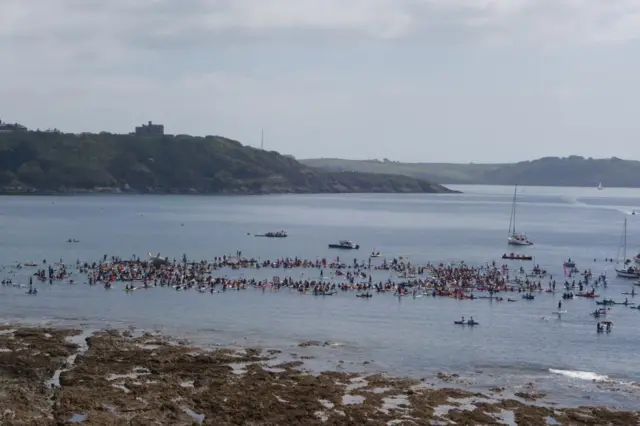 Protest on water