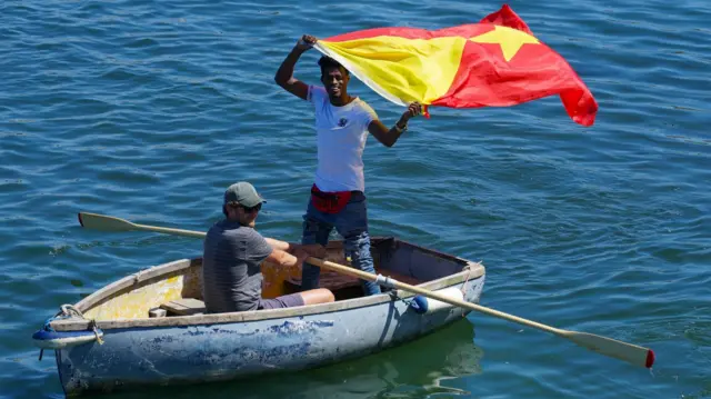 A demonstrator for the cause of Tigray